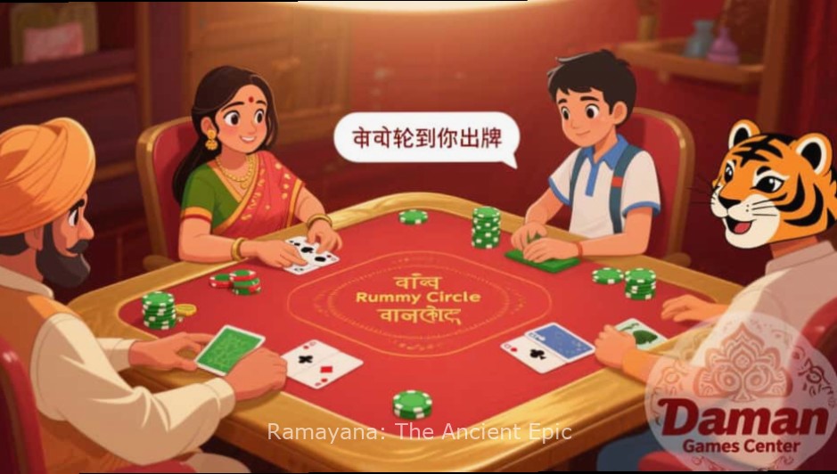 Ramayana: The Ancient Epic showing detailed recreations of locations like Ayodhya, Panchavati and Lanka